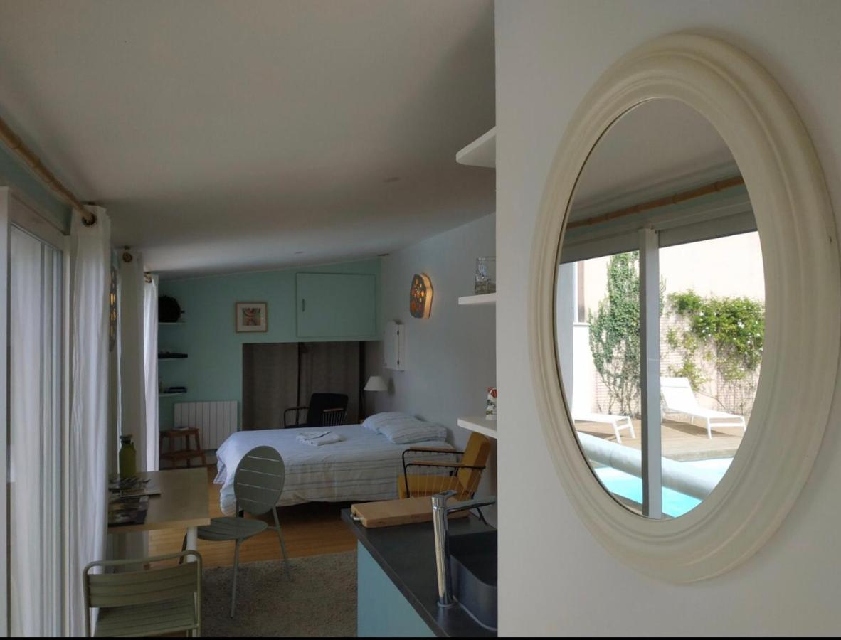 Chambre Studio Independante Au Calme Vue Sur Piscine Teyran Zewnętrze zdjęcie