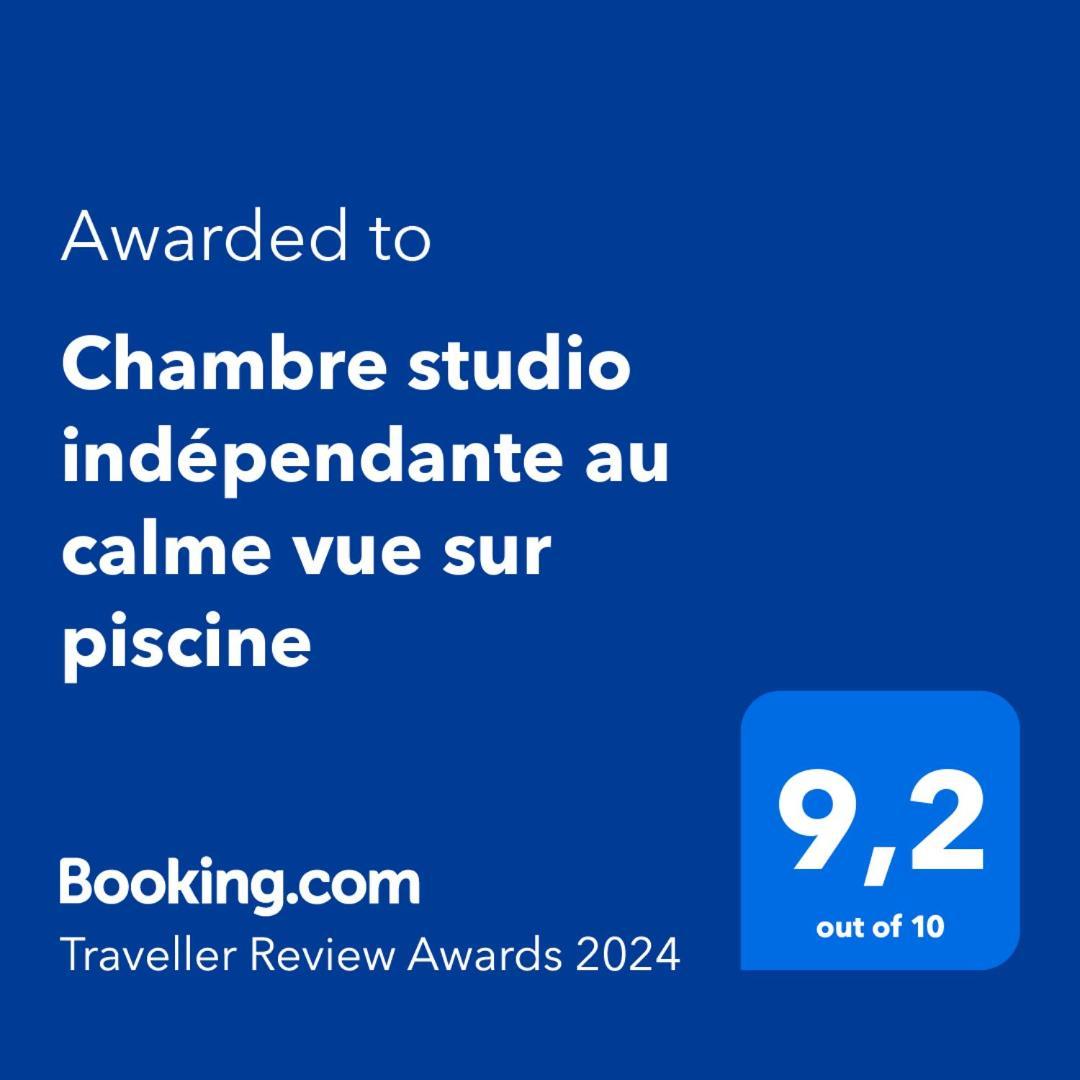 Chambre Studio Independante Au Calme Vue Sur Piscine Teyran Zewnętrze zdjęcie